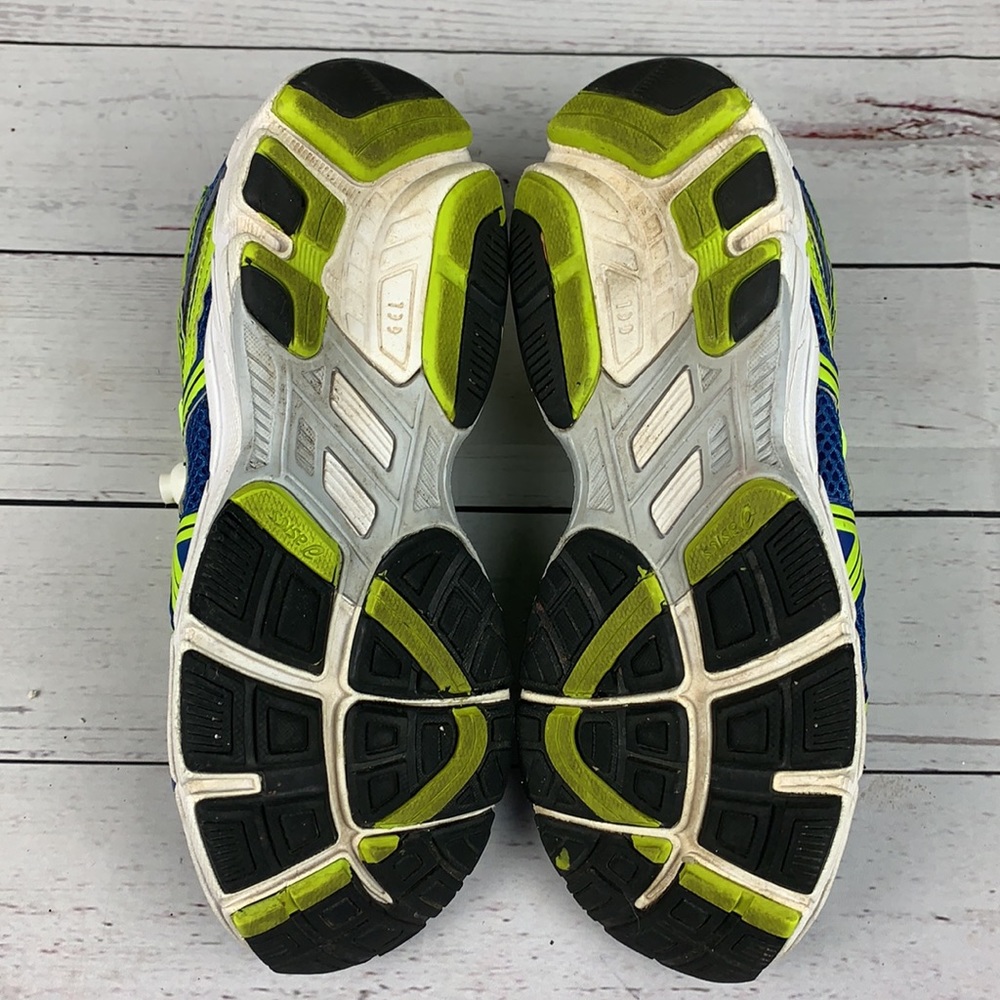ASICS “GT 1000 2” blue & yellow running shoe sz 6 - Picture 6 of 14